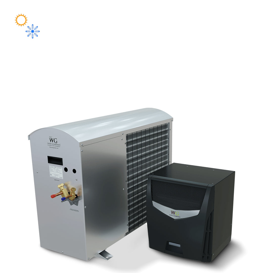 SS018 Base Model Ductless Split Wine Cellar Cooling Unit with Extreme Climate Protection to minus 20º F Condensing Unit - 60 Hz